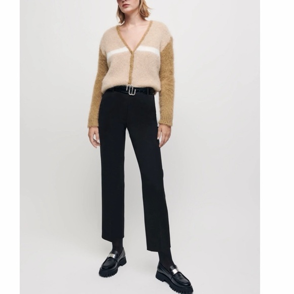 Maje Brushed Mohair Cardigan size 3/ US L - Picture 2 of 8